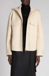 Moncler Jacke Aus Einem Wollgemisch In Neutral