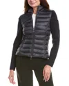 Moncler Wool-blend Down Jacket In Blue