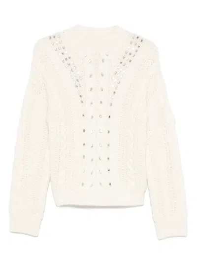 Moncler Pullover Aus Wollgemisch In Neutral