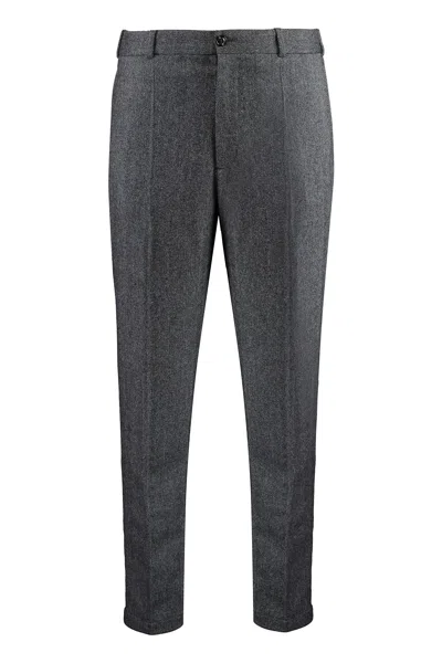 MONCLER WOOL BLEND TROUSERS