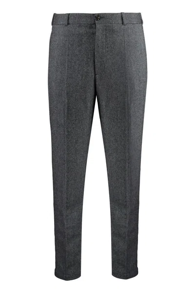 MONCLER MONCLER WOOL BLEND TROUSERS