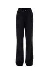 Moncler Graphite Wool-blend Pants For Women In Black
