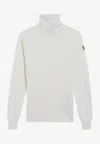 Moncler Wool-blend Turtleneck Sweater In White