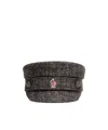 Moncler Wool Cap In Gray