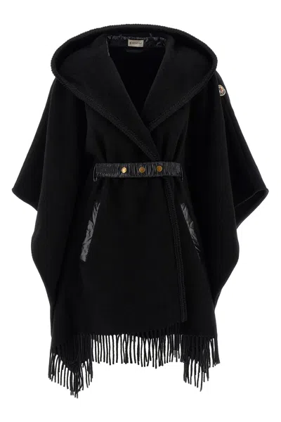 MONCLER WOOL CAPE