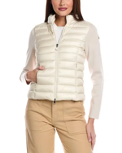 Moncler Wool Cardigan In Multi
