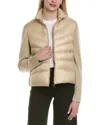 Moncler Wool Cardigan In Neutral