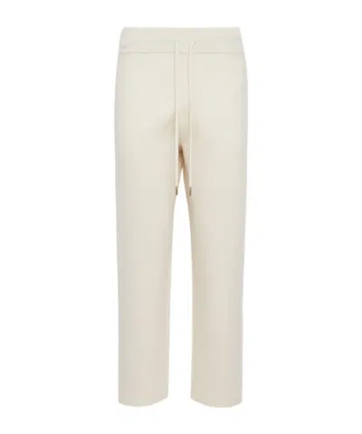 Moncler Wool  Cashmere Jogging Pants -  - Women  - White - Xxs