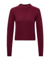 Moncler Wool  Cashmere Sweater In Red