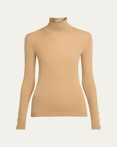 MONCLER WOOL-CASHMERE TURTLENECK SWEATER