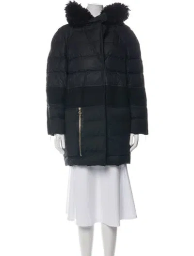 Pre-owned Moncler Wool Down Coat In Multi