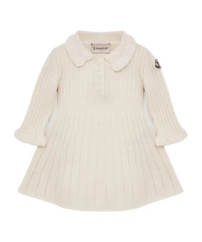 Moncler Kids' Wool Dress In Black