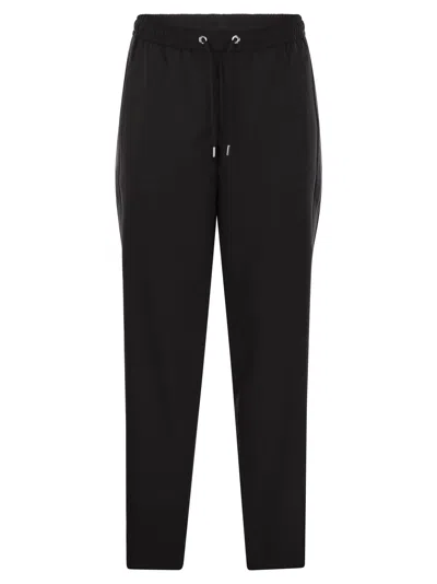 MONCLER MONCLER WOOL GABARDINE JOGGERS