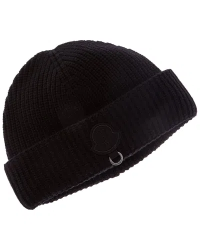 Moncler Wool Hat In Black