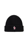 Moncler Wool Hat Hats Black In Black