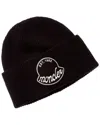 Moncler Wool Hat In Black