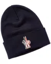 Moncler Wool Hat In Blue