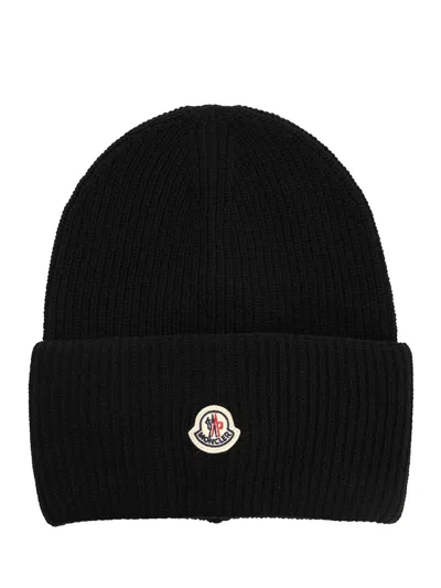 Moncler Wool Hat Hats Black