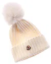 Moncler Wool Hat In Neutral