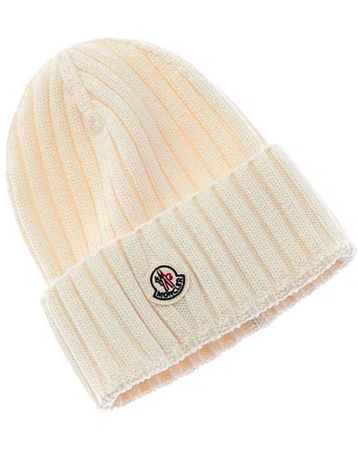 Moncler Wool Hat In Neutral