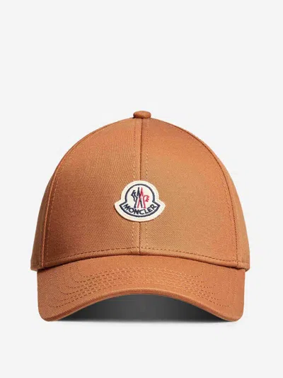 Moncler Wool Hat In Brown