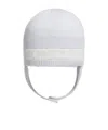 Moncler Wool Hat With Ear Protection In White