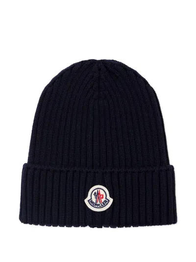 Moncler Kids' Wool Hat With Logo