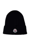 Moncler Wool Hat With Logo