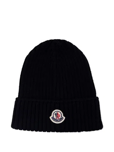 Moncler Kids' Wool Hat With Logo