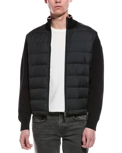 Moncler Wool Jacket In Black
