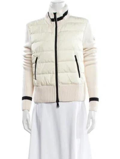 Pre-owned Moncler Wool Jacket In Neutral