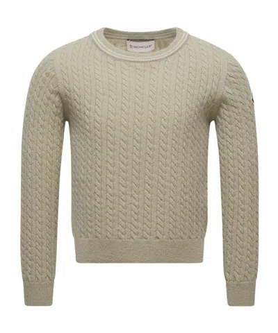 Moncler Wool Jumper In Green
