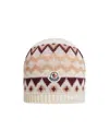 Moncler Wool Knitted Hat In Nude