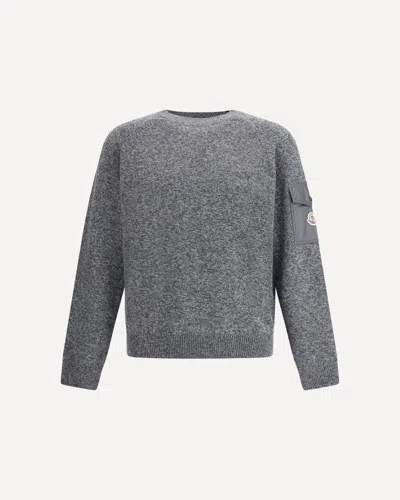 Moncler Knitwear In Gray