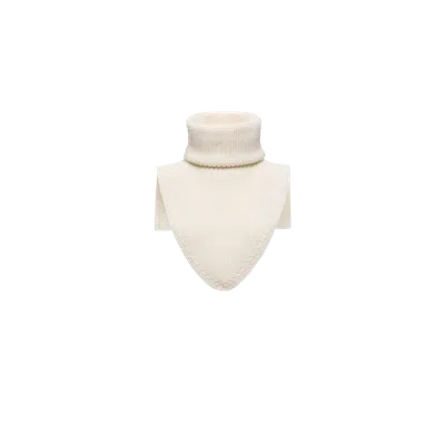 Moncler Cache-col En Laine, Femme, Blanc, Taille: Uni In Neutral