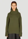 MONCLER WOOL POLO NECK SWEATER