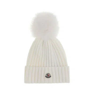 MONCLER WOOL POM PON HAT