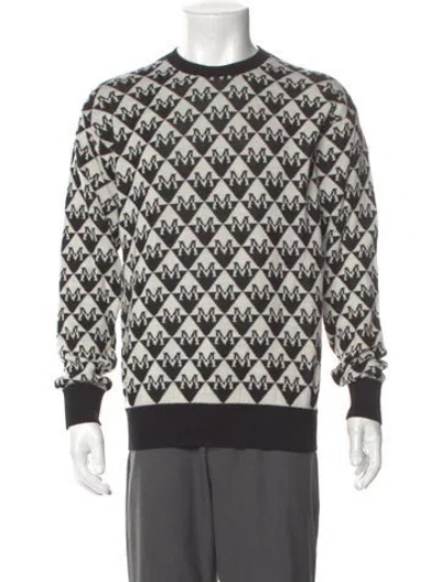 Pre-owned Moncler Wool Printed Pullover In Multi