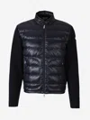 Moncler Long-sleeved Splicing Detail Down Jacket