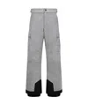 Moncler Padded Technical Wool Ski Pants Grey In Gray