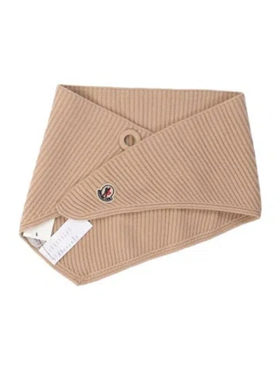 Pre-owned Moncler Wool Snood In Neutrals