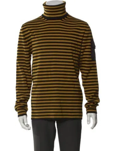 Pre-owned Moncler Wool Striped Pullover In Multi