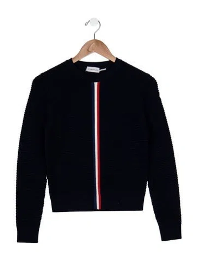 Pre-owned Moncler Kids' Wool Sweater In Blue