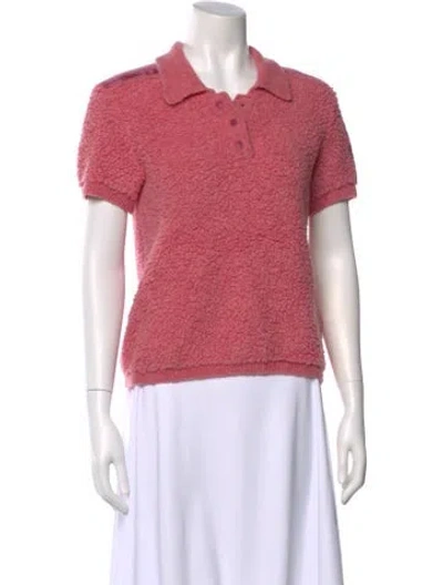 Pre-owned Moncler Wool Sweater In Pink