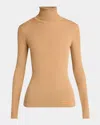 Moncler Wool Turtleneck In Sand