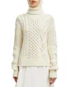 Moncler Wool Turtleneck Sweater In Gray