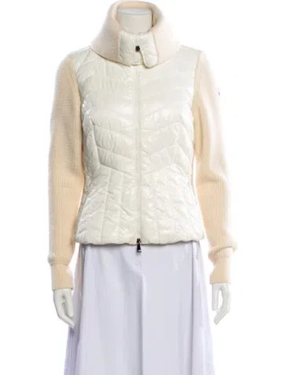 Pre-owned Moncler Wool Vest In Neutral