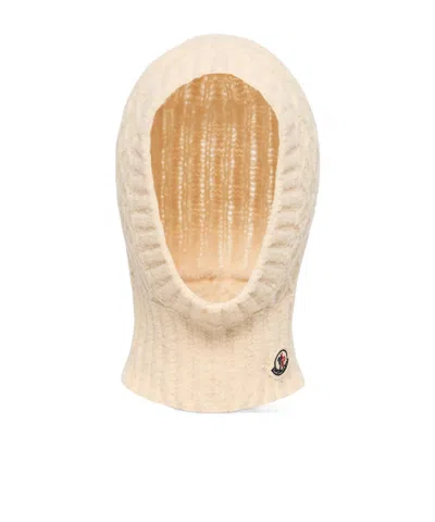 Moncler Kids' Wool-blend French Terry Balaclava-style Hood In Neutral