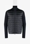 Moncler Wool-blend Zip-up Cardigan In Multi