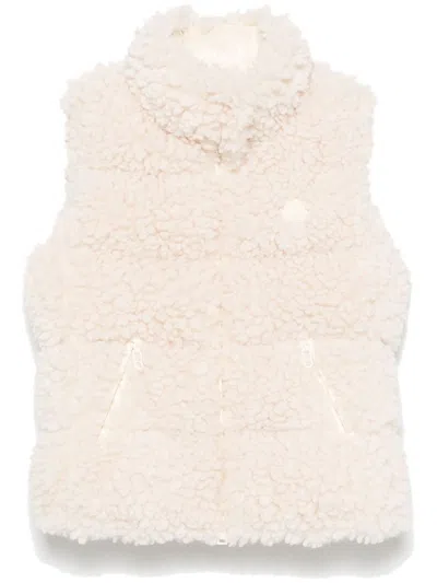 Moncler Wourl Gilet In Neutrals